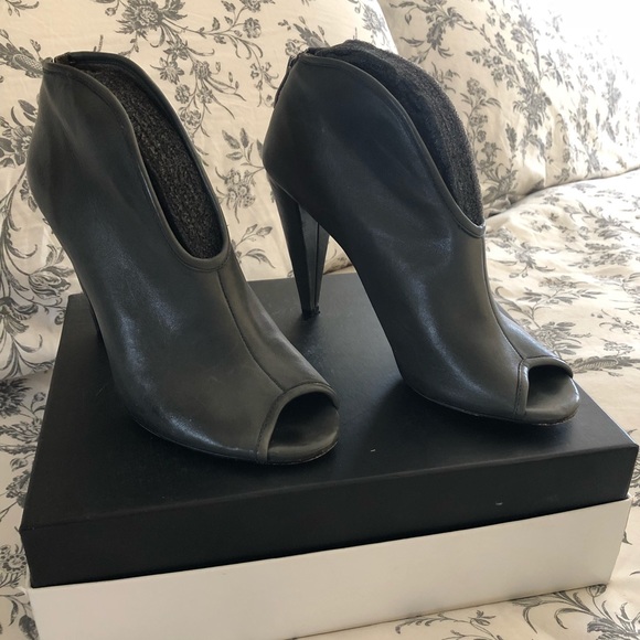 vince camuto open toe ankle boots